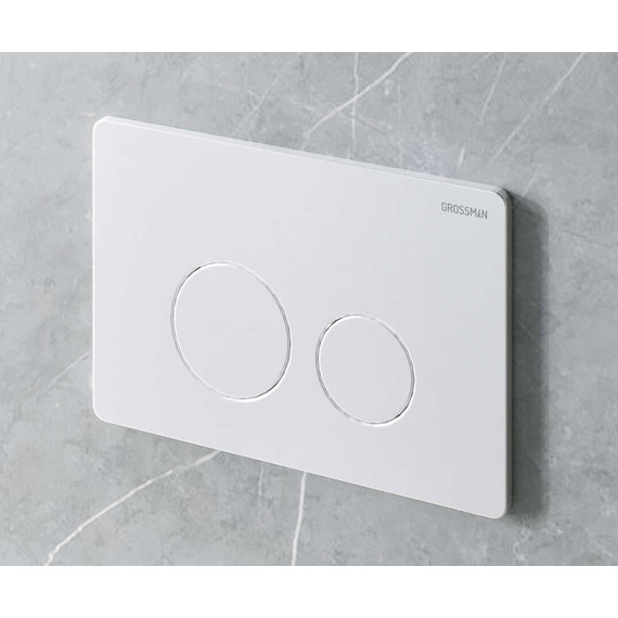 Кнопка смыва Grossman Style 700.K31.05.01M.01M, белый матовый фото 3