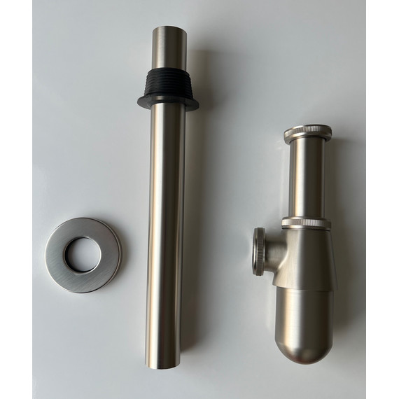 Сифон для умывальника Timo 960/13L, никель фото 2