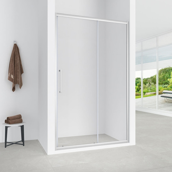 Душевая дверь Loranto 140 см CS-AB03C-140, хром/прозрачное фото 5