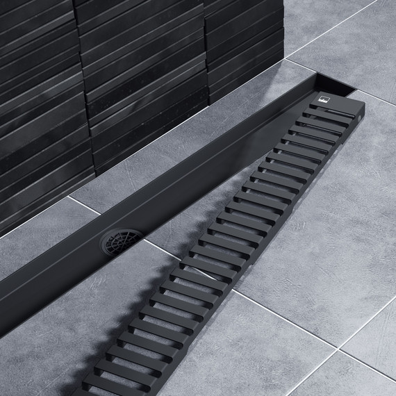 Трап Timo Drain System 60 см DS230106/03, чёрный матовый фото 3