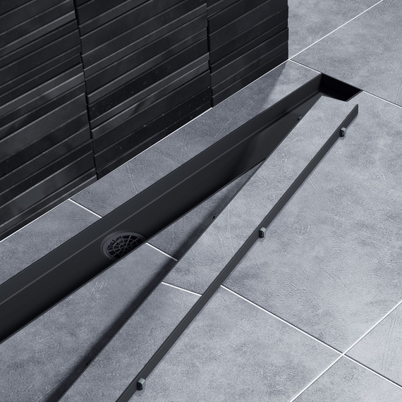 Трап Timo Drain System 60 см DS230206/03 (под плитку) чёрный матовый фото 3