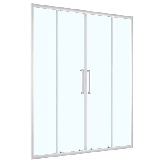 Душевая дверь Loranto 170 см CS-AB04S-170, сатин/прозрачное фото 