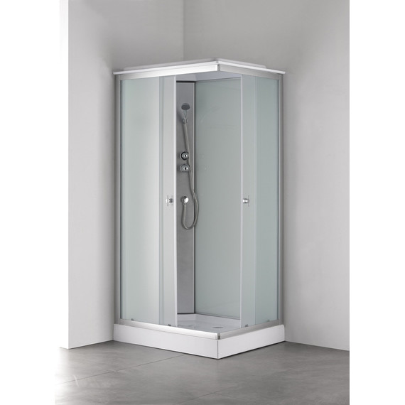 Душевая кабина Loranto 100х80 см CS-5180-13L F, сатин/матовое фото 2