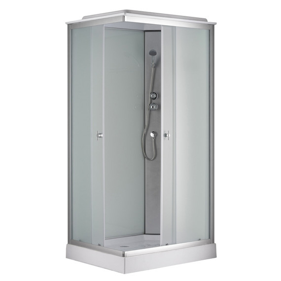 Душевая кабина Loranto 100х80 см CS-5180-13R F, сатин/матовое фото 