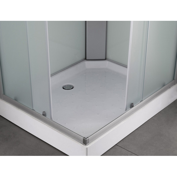 Душевая кабина Loranto 100х80 см CS-5180-13R F, сатин/матовое фото 7