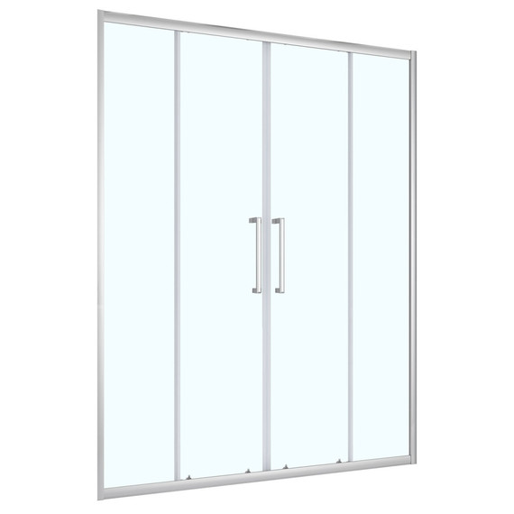 Душевая дверь Loranto 160 см CS-AB04C-160, хром/прозрачное фото 