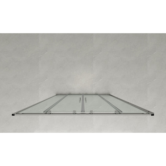 Душевая дверь Loranto 160 см CS-AB04GG-160, серый матовый/прозрачное фото 2