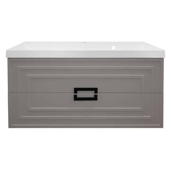 Тумба подвесная с раковиной Azario ARMARIO 100 см CS00096973, кашемир фото 6