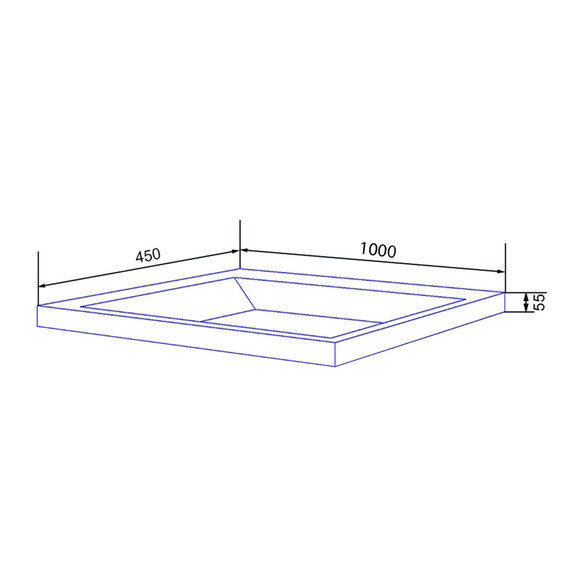 Тумба подвесная с раковиной Azario ARMARIO 100 см CS00096974 фото 7