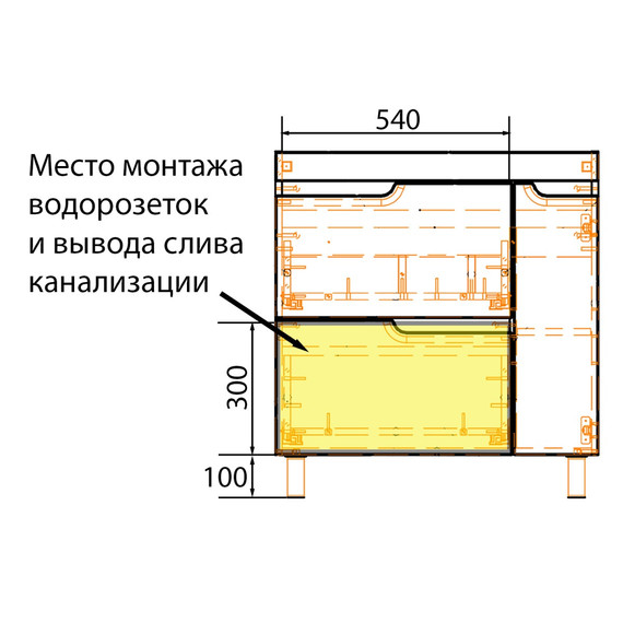 Тумба напольная с раковиной Azario KANTRI 80 см CS00097254 фото 10