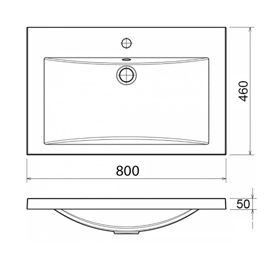 Тумба напольная с раковиной Azario KANTRI 80 см CS00097256 фото 8
