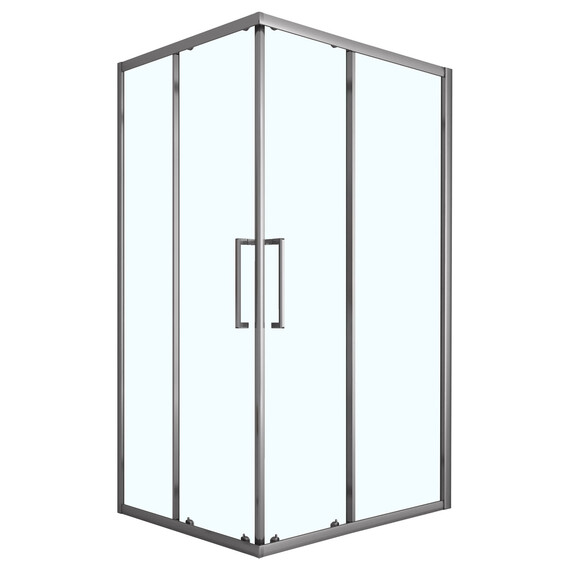 Душевое ограждение Loranto 120x80 см CS-AB01GG-128, серый матовый/прозрачное фото 