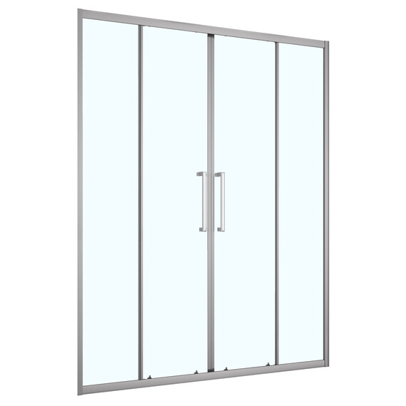 Душевая дверь Loranto 160 см CS-AB04GG-160, серый матовый/прозрачное фото 