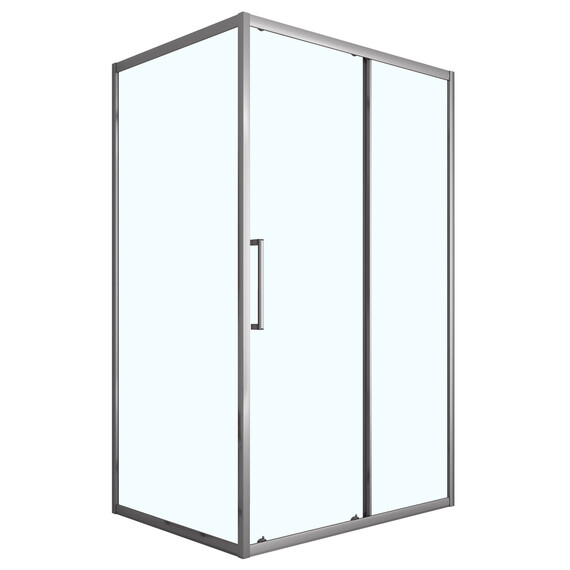 Душевое ограждение Loranto 120x80 см CS-AB02GG-128, серый матовый/прозрачное фото 