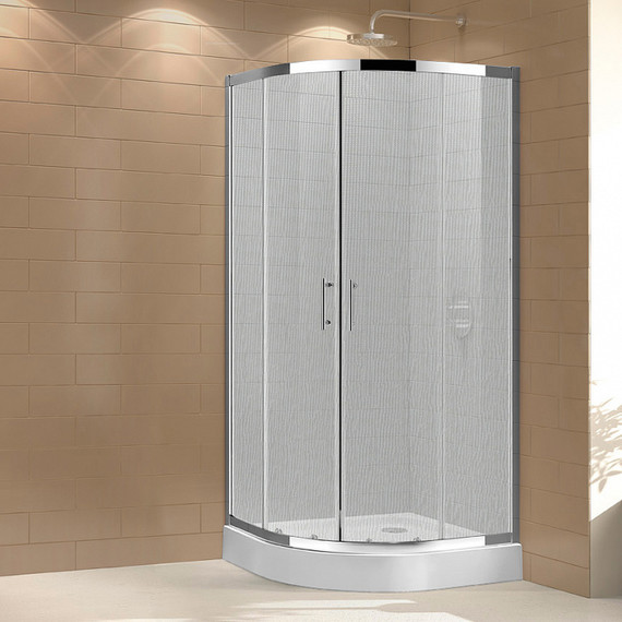 Душевое ограждение Cezares Eco R-2 80х80, хром/матовое фото 2