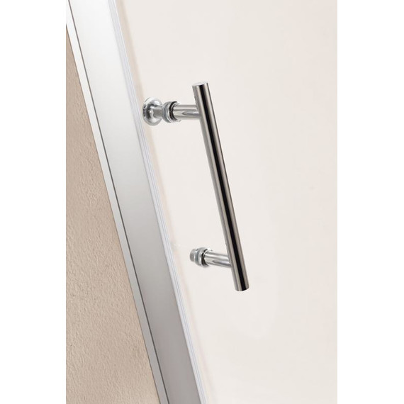 Душевое ограждение Cezares Eco RH-2 120х90, хром/прозрачное - 3 Душевое ограждение Cezares Eco RH-2 120х90, хром/прозрачное фото 3