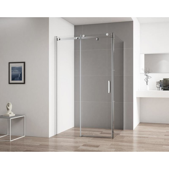 Душевое ограждение Cezares 100х80 см STYLUS-SOFT-AH-1-100/80-C-Cr, хром/прозрачное - 2 Душевое ограждение Cezares 100х80 см STYLUS-SOFT-AH-1-100/80-C-Cr, хром/прозрачное фото 2