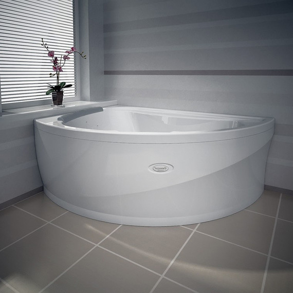 Ванна акриловая Радомир Альбена 168x120 см L (в комплекте каркас и сифон) фото 5