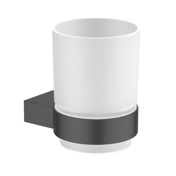 Стакан для зубных щеток Timo Luiro 18531/03, цвет чёрный фото 