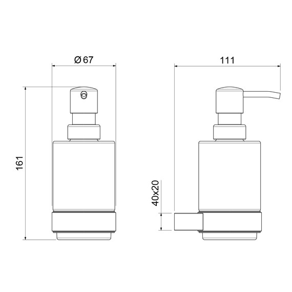 Дозатор для жидкого мыла Timo Luiro 18539/00 фото 2