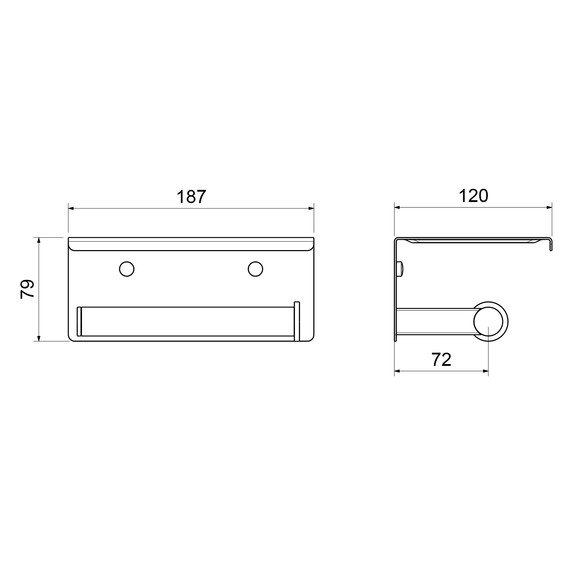 Держатель для туалетной бумаги Timo Luiro 18543/00 фото 2