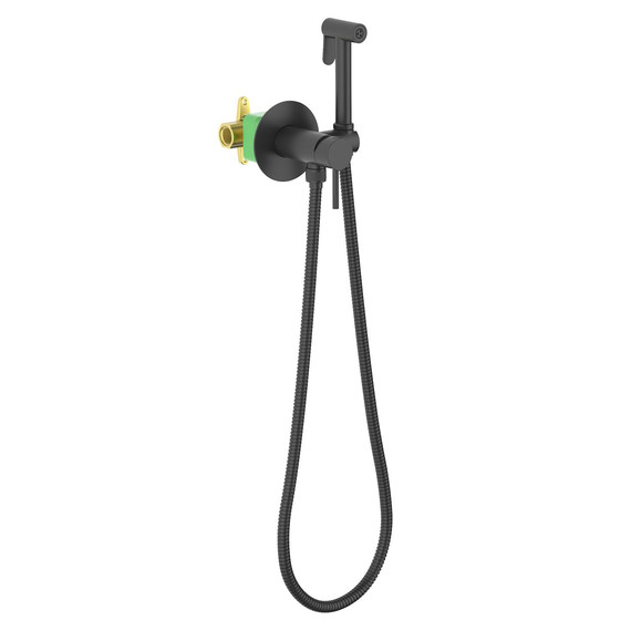 Набор для гигиенического душа Timo Saona 2338/03SM (со скрытой частью) чёрный фото 