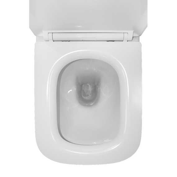 Унитаз-компакт безободковый Azario SAVIA AZ-8303D-s с с быстросъемным сиденьем микролифт фото 9