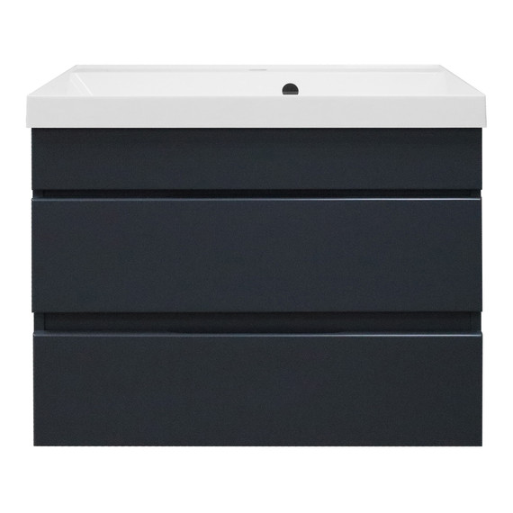 Тумба подвесная с раковиной Azario Эстима 70 см CS00094588, графит фото 3