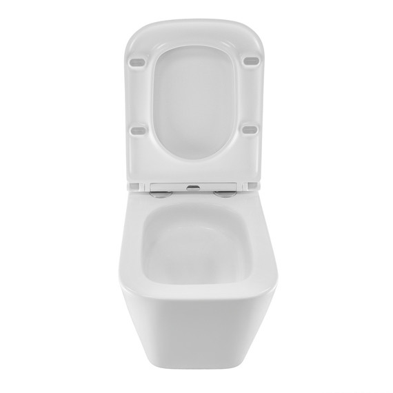 Унитаз подвесной безободковый Azario PRO PRO-0002 UQ3 с тонкой крышкой микролифт (Система смыва торнадо) фото 5