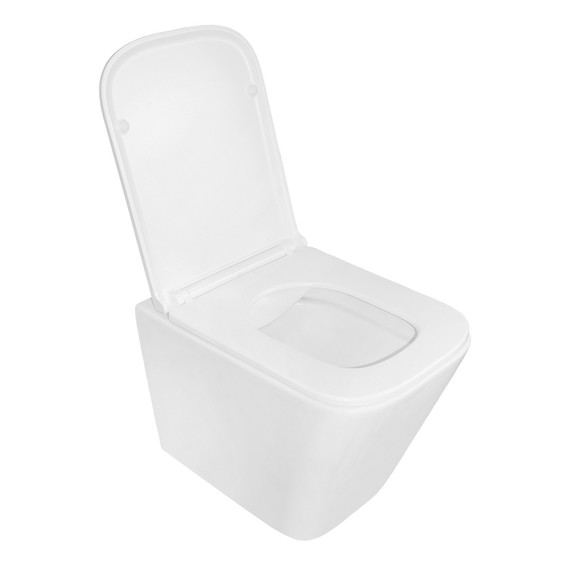 Унитаз подвесной безободковый Azario PRO PRO-0002 с тонкой крышкой микролифт фото 4