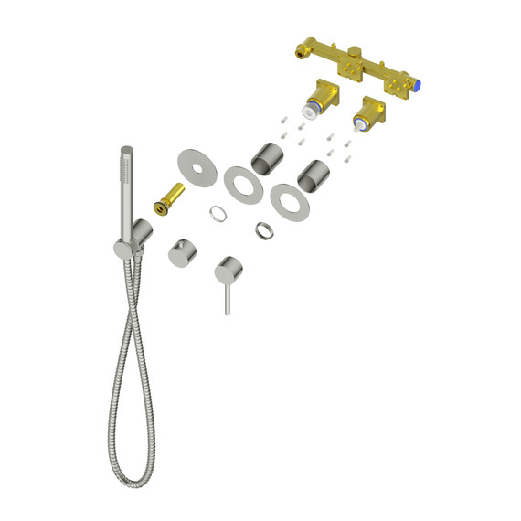 Душевая система для душа Timo Saona SX-2349/19SM (со скрытой частью) розовое золото фото 5