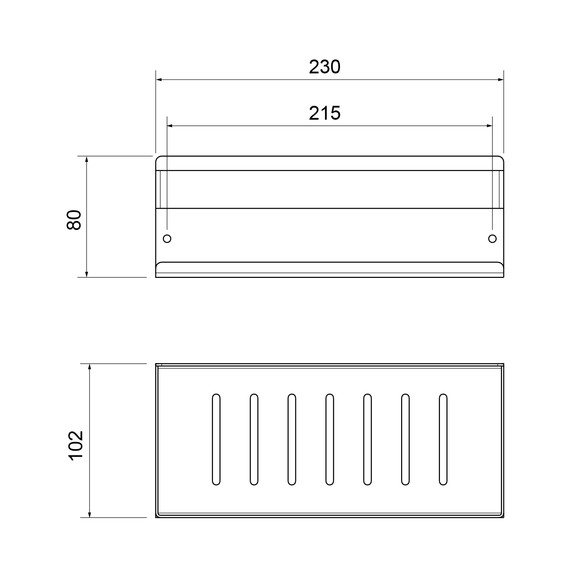 Полочка Timo Luiro 18579/03, цвет чёрный фото 2