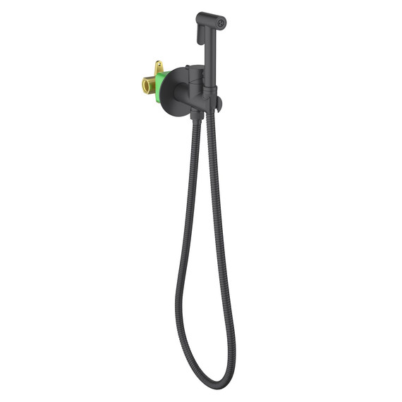 Набор для гигиенического душа Timo Saona 2337/03SM (со скрытой частью) чёрный фото 