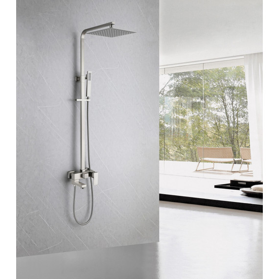 Душевая стойка Abber Daheim AF8216SPL, сатин фото 2