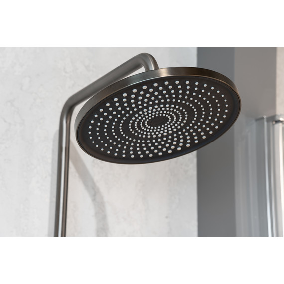 Душевая стойка с термостатом Abber Thermostat AF8516NGL, никель фото 5