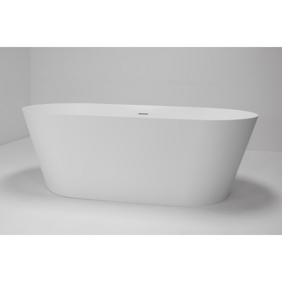 Ванна отдельностоящая Abber Stein 170x80 см AS9605, белый матовый фото 5