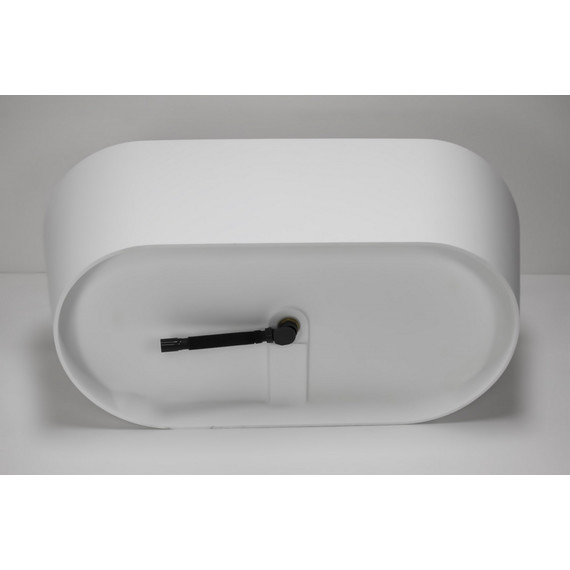 Ванна отдельностоящая Abber Stein 170x80 см AS9605, белый матовый фото 8