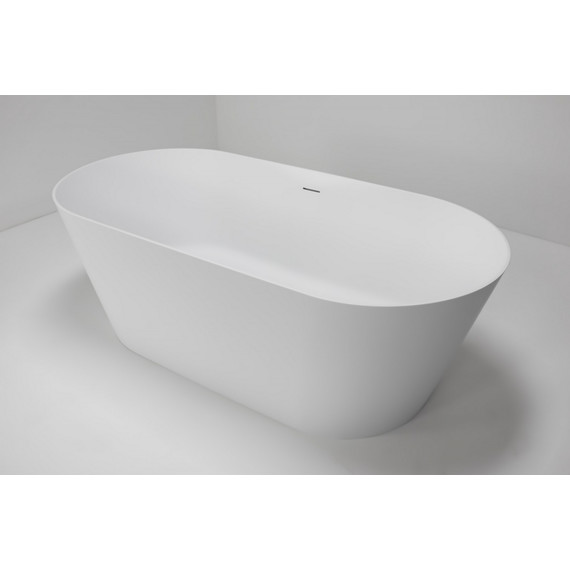 Ванна отдельностоящая Abber Stein 160x70 см AS9626, белый матовый фото 6