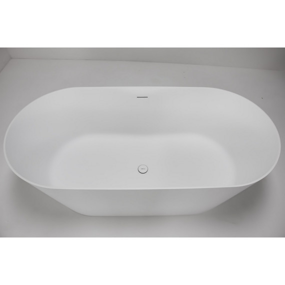 Ванна отдельностоящая Abber Stein 160x70 см AS9626, белый матовый фото 7
