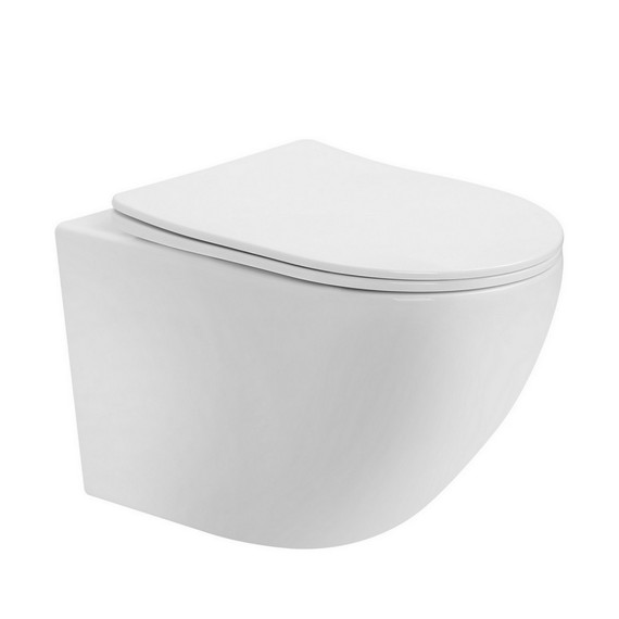 Инсталляция с подвесным унитазом комплект: Abber AC0105 с подвесным унитазом Bequem AC1100T с крышкой микролифт, кнопка смыва AC0121RG золото розовое (система смыва Торнадо) фото 2