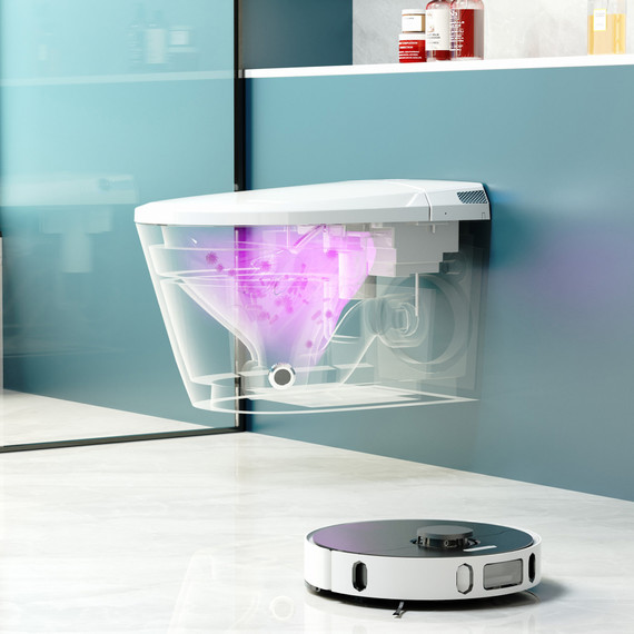 Инсталляция с подвесным унитазом комплект: Abber AC0101P2 с подвесным импульсным унитазом-биде Bequem AC1119S с крышкой микролифт фото 23