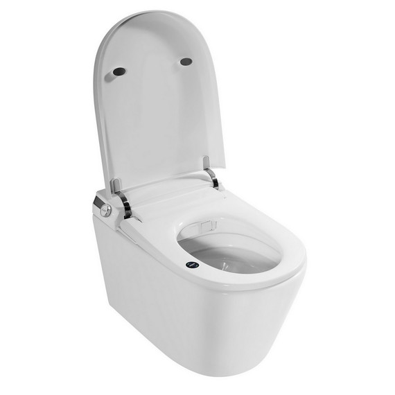 Инсталляция с подвесным унитазом комплект: Abber AC0101P с подвесным импульсным унитазом-биде Bequem AC1119S с крышкой микролифт фото 3