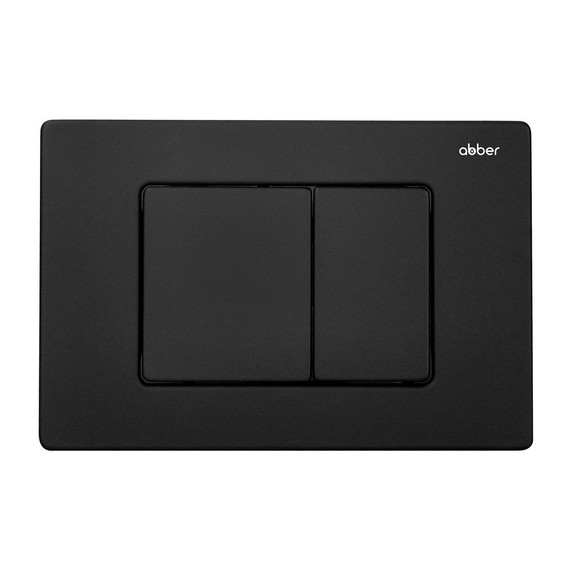 Инсталляция с подвесным унитазом комплект: Abber AC0105 с подвесным унитазом Rechteck AC1201 с крышкой микролифт, кнопка смыва AC0120MB чёрный матовый фото 6