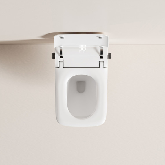 Инсталляция с подвесным унитазом комплект: Abber AC0101P2 с подвесным импульсным унитазом-биде Rechteck AC1215S с крышкой микролифт фото 23