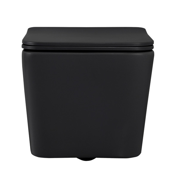 Инсталляция с подвесным унитазом комплект: Abber AC0105 с подвесным унитазом Rechteck AC1201MB с крышкой микролифт, кнопка смыва AC0121RG золото розовое фото 3