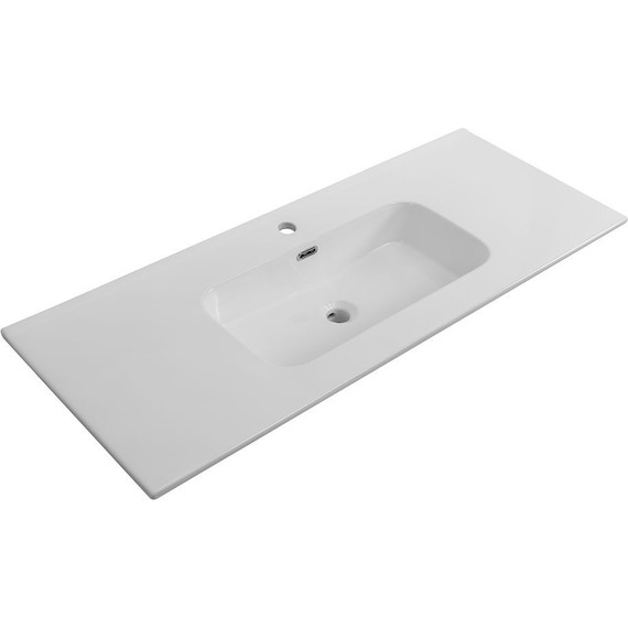 Тумба подвесная с раковиной-столешницей Cezares ECO-CER-N-1200-2C-SO-GSO-P 120 см (раковина CZR-8095-120) тёмно-серый матовый фото 2