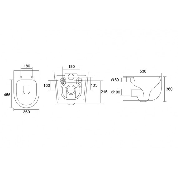 Унитаз подвесной безободковый Abber Bequem AC1104TMW с тонкой крышкой микролифт (система смыва Торнадо) белый матовый фото 11