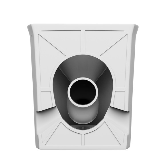 Унитаз приставной импульсный Abber Bequem AC1125P с тонкой крышкой микролифт (выпуск горизонтальный) фото 10