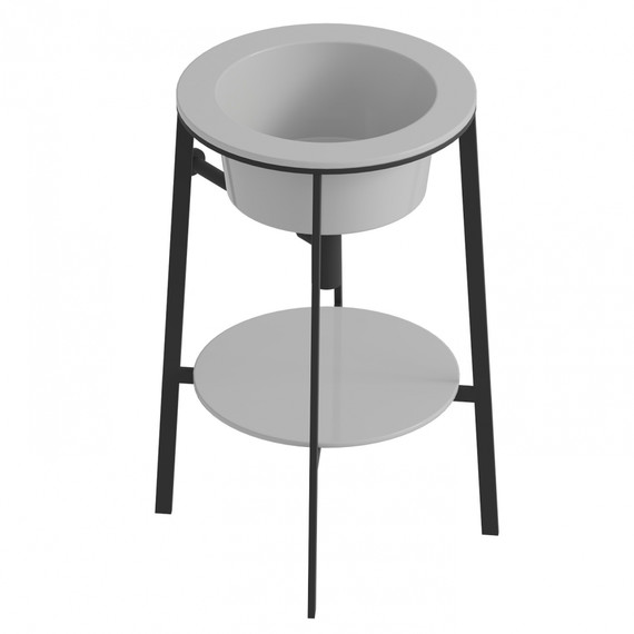 Раковина с консолью Abber Bequem 50 см AC2130 фото 3