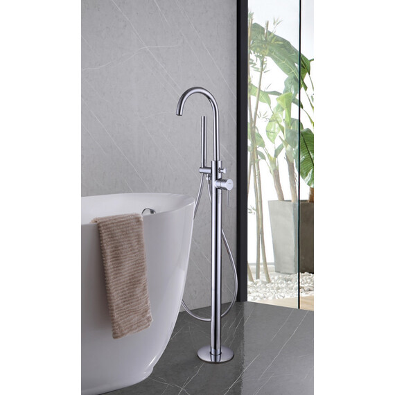 Смеситель для ванны Abber Wasser Kreis AF8115N (со скрытой частью) фото 2